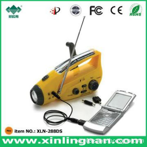 emergency solar charger with 4 LED Lighting